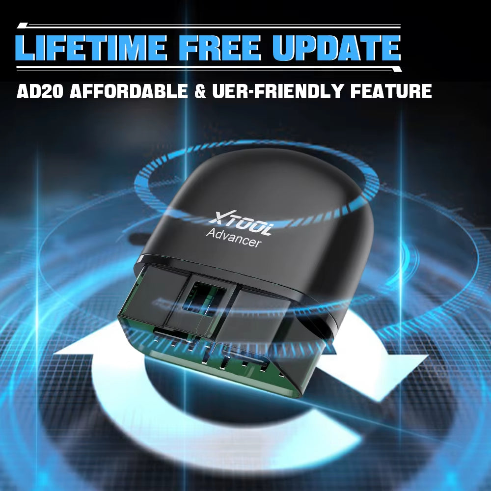 Advancer AD20 OBD2 Scanner 2026 Ai-Assisted Tool Code Reader OBD 2 Diagnostic Tools Lifetime Free Updates Free Application